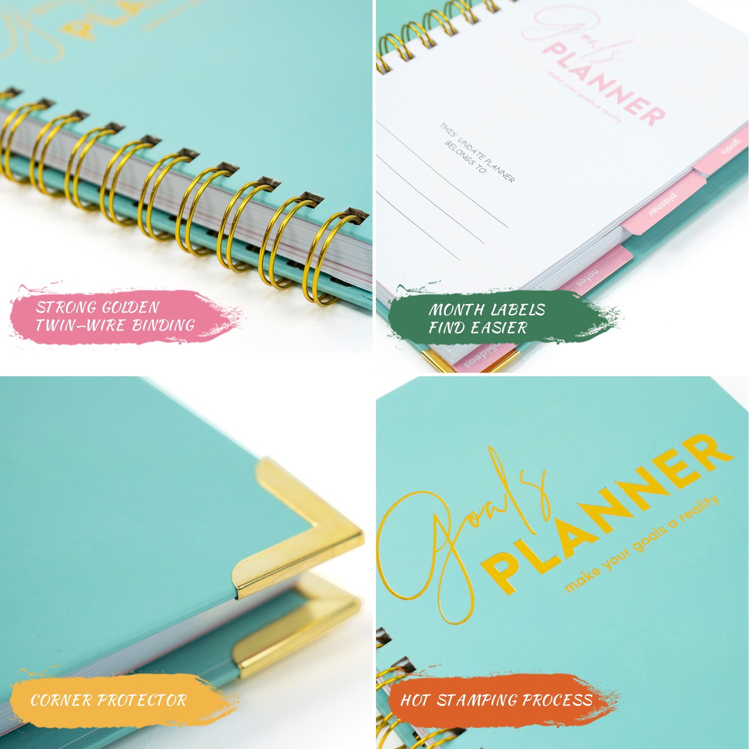 Target Monthly Planning Notebook Journal - Round Up Entrepreneur