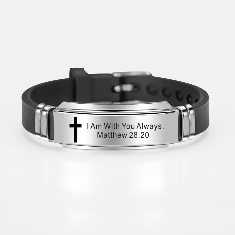 Classic Bible Verses Psalms Bracelet Bangle - Round Up Entrepreneur