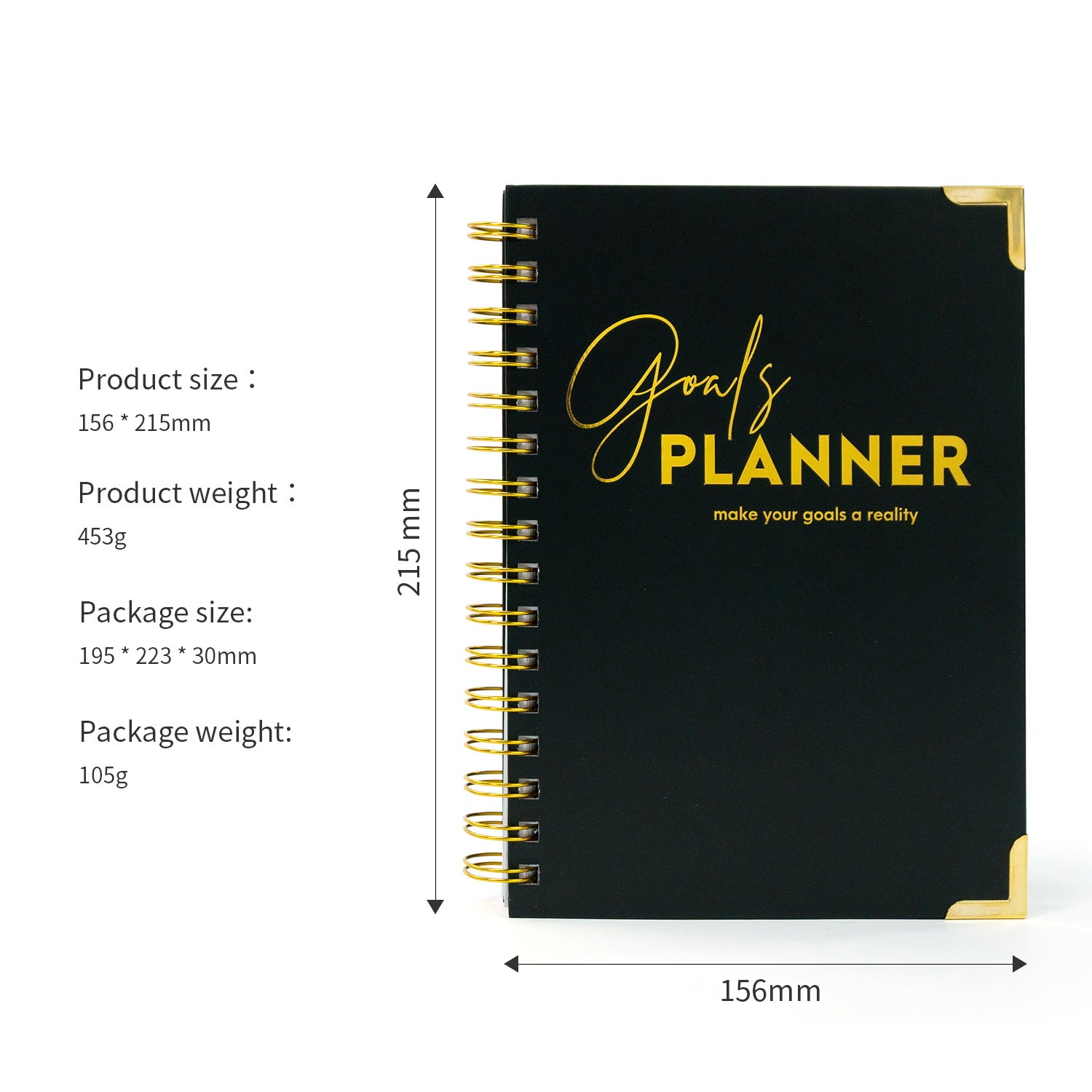 Target Monthly Planning Notebook Journal - Round Up Entrepreneur