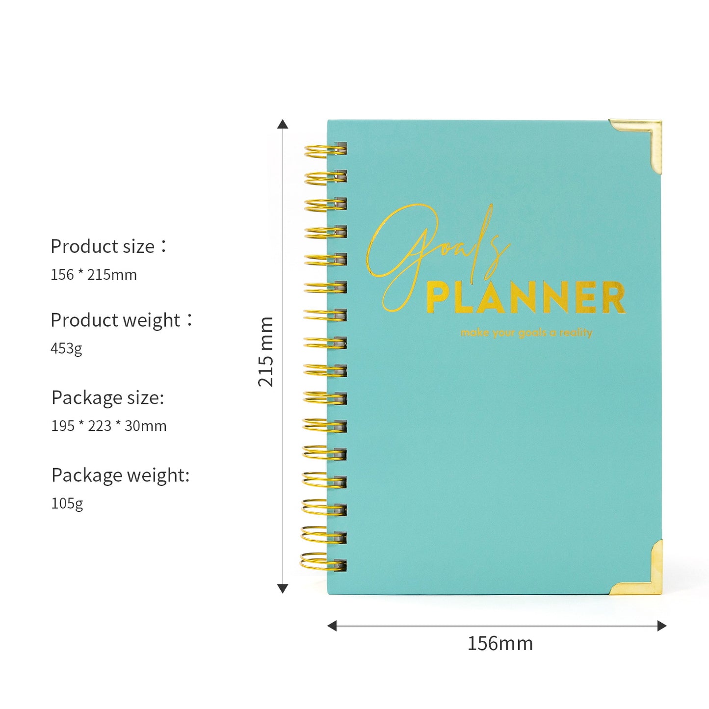 Target Monthly Planning Notebook Journal - Round Up Entrepreneur