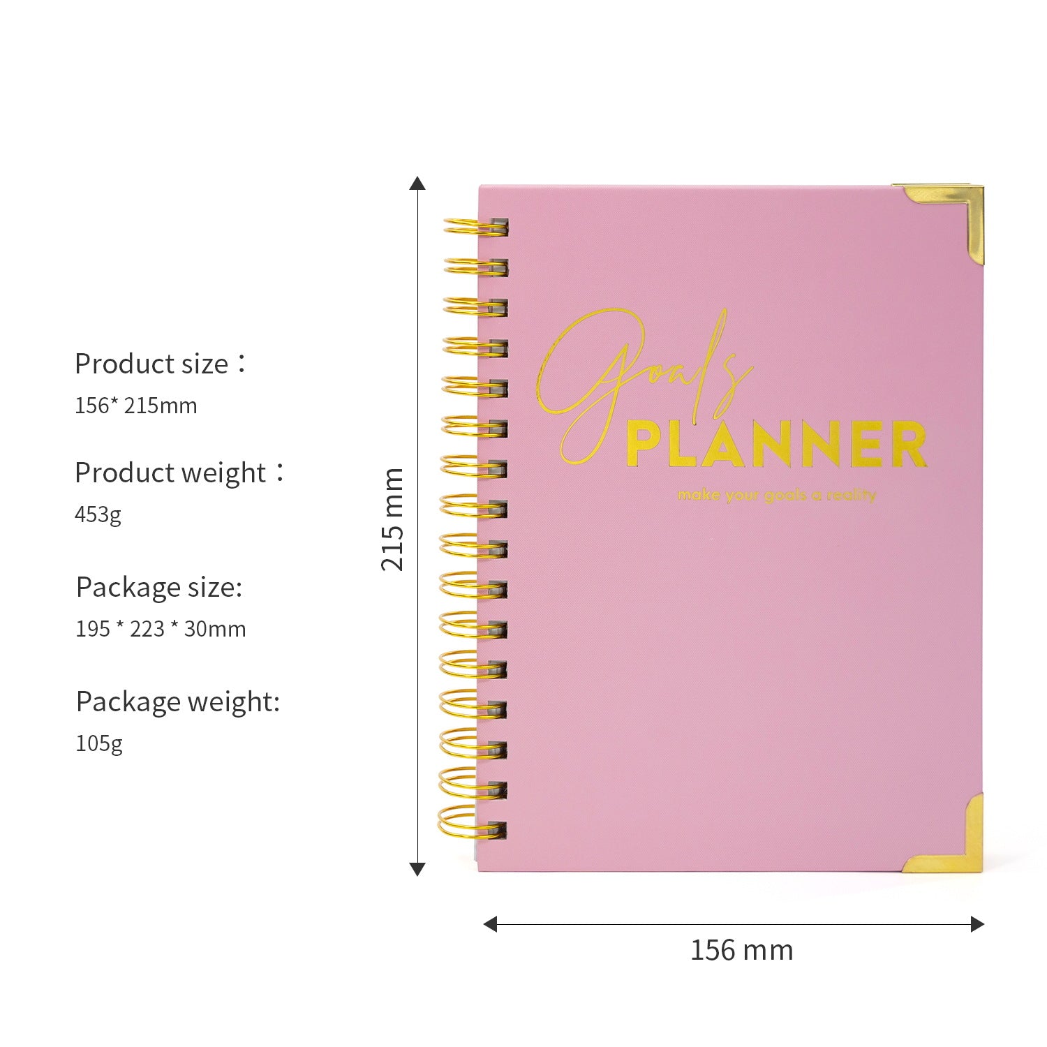 Target Monthly Planning Notebook Journal - Round Up Entrepreneur