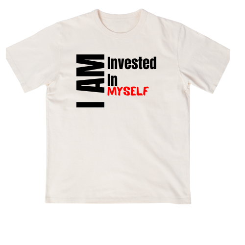 I AM Invested In Myself (Red) Unisex Shirt - Round Up Entrepreneur