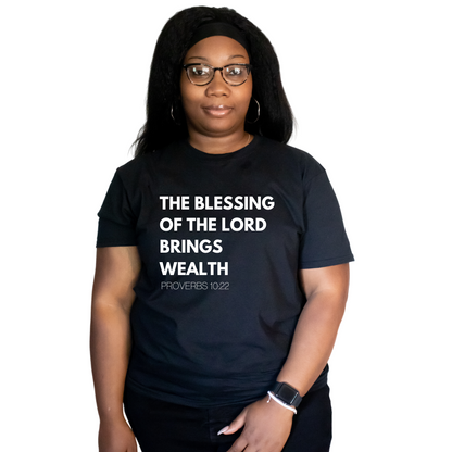 Blessings Of The Lord Bring Wealth Unisex Shirt - Round Up Entrepreneur