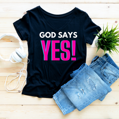 God Says Yes Unisex Shirt - Round Up Entrepreneur